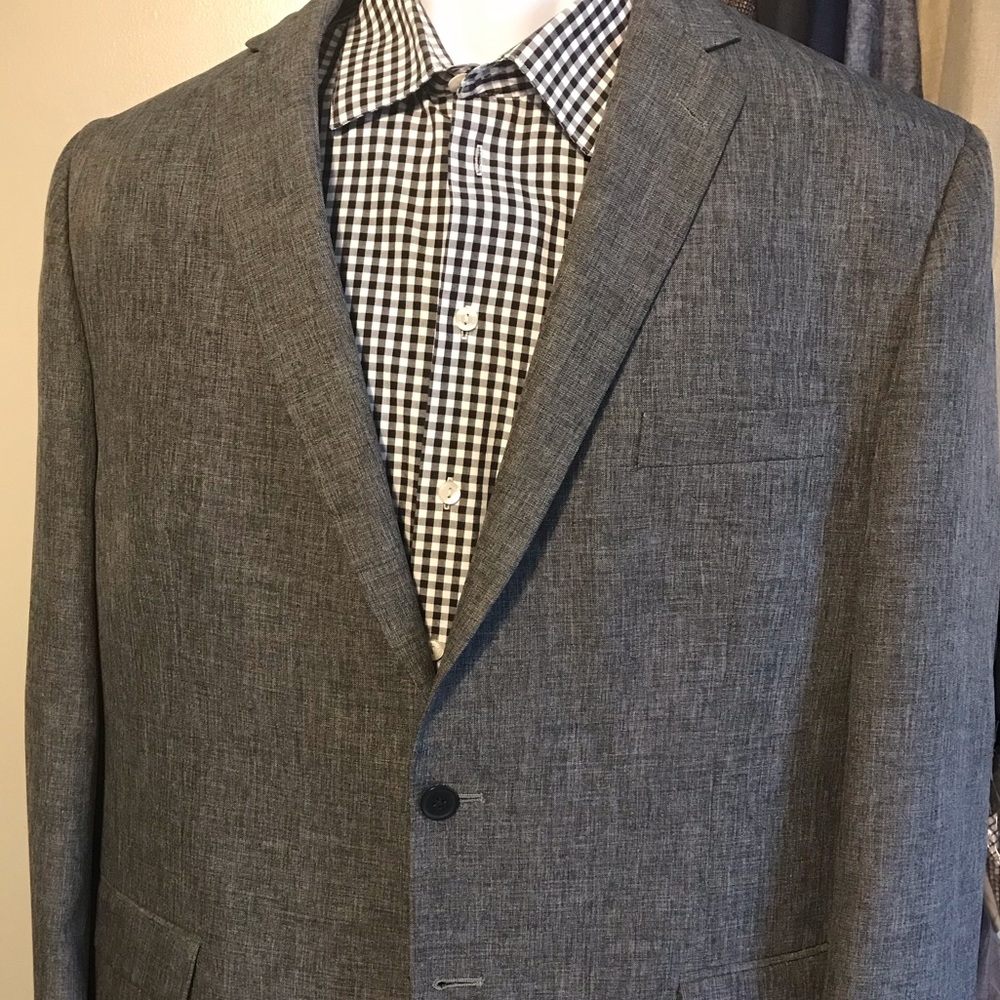 Classic Michael Strahan gray jacket, like new